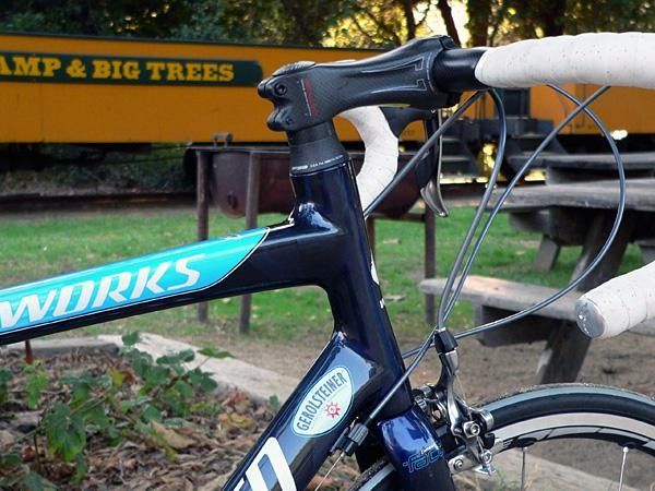 The slight headtube extension on the Roubaix can provide for more upright positioning should you so desire without running a mountain of spacers. Rest assured, though, that you can still go just about as low as you want.
