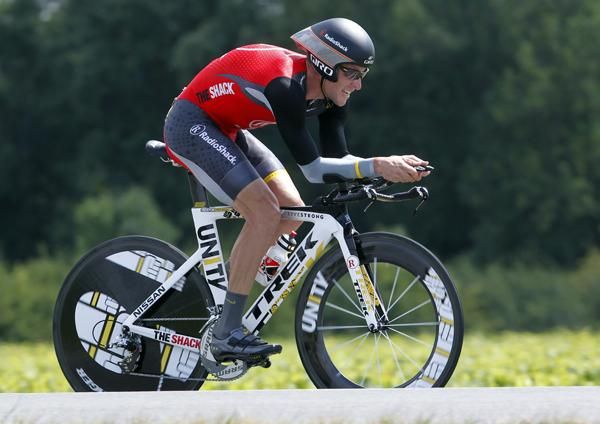Lance Armstrong (Radioshack) in his final Tour timetrial