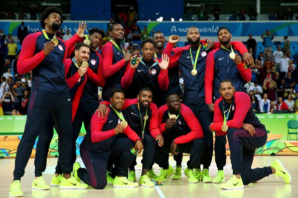 The U.S. men&amp;#039;s basketball team.