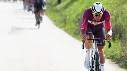 Van der Poel riding solo