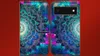 Bcov Mandala Flower Space Leather Flip Phone Case for Google Pixel 6a