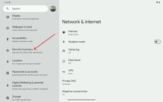 Set up fingerprint on Pixel Tablet