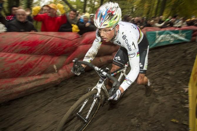 World champion Sven Nys (Crelan-KDL) would win Superprestige Gavere for the ninth time in his career