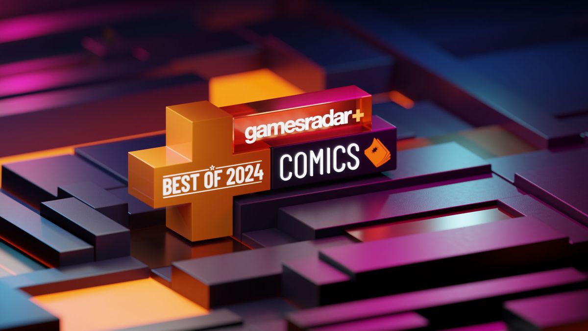 GamesRadar&#039;s Year in Review 2024 asset showing best comics logo