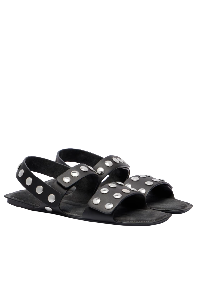 Khaite, Boden Studded Leather Sandals