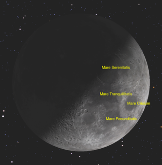 First-Quarter Moon on March 27, 2015