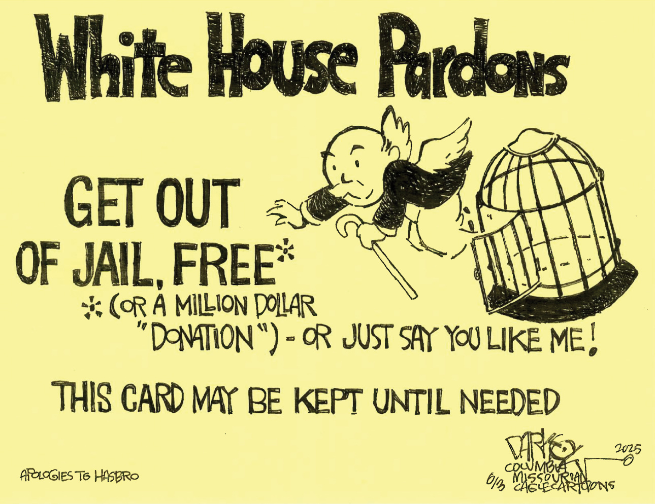 Political cartoon
