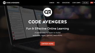 Website screenshot for Code Avengers