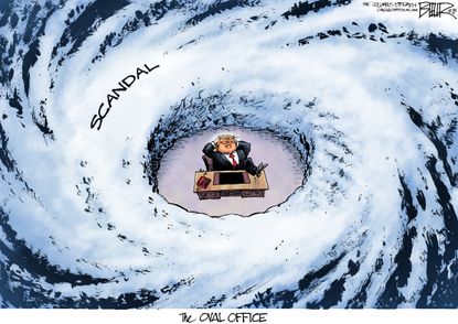 U.S. Trump scandal hurricane