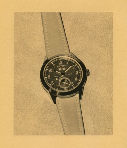 Watch with yellow background