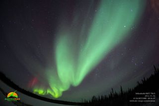 Aurora Over Yellowknife, Canada, Nov. 16, 2012