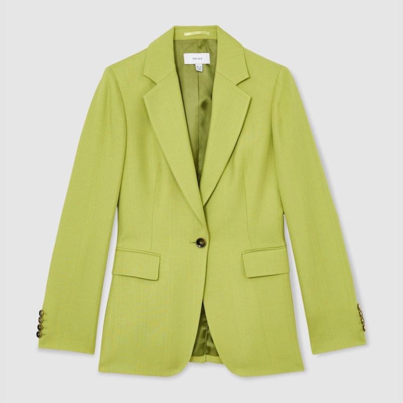 Reiss, lime green blazer