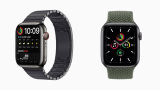 Product shot of Apple Watch Series 7 and Apple Watch SE
