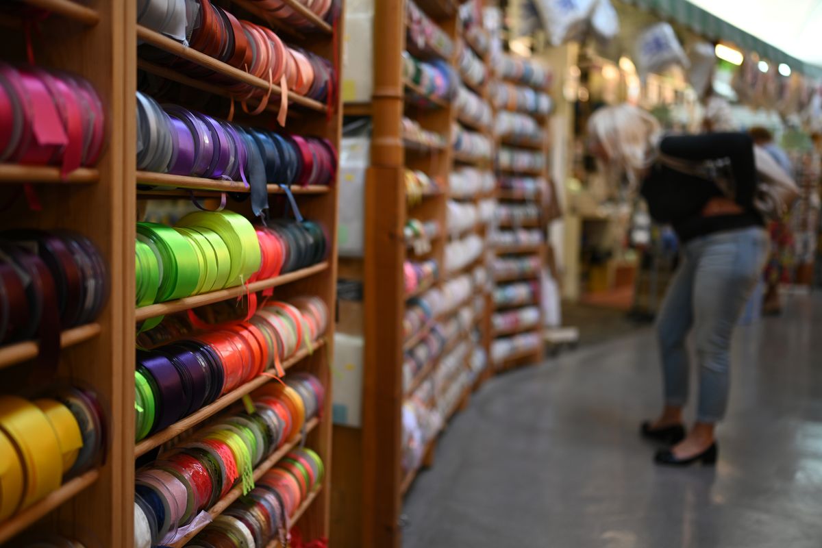 A colourful store shelf shot using the Nikon Nikkor Z 35mm f1.8 lens
