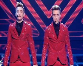 Then twins John and Edward gave a 'memorable' performance of Britney Spears' Oops I Did It Again