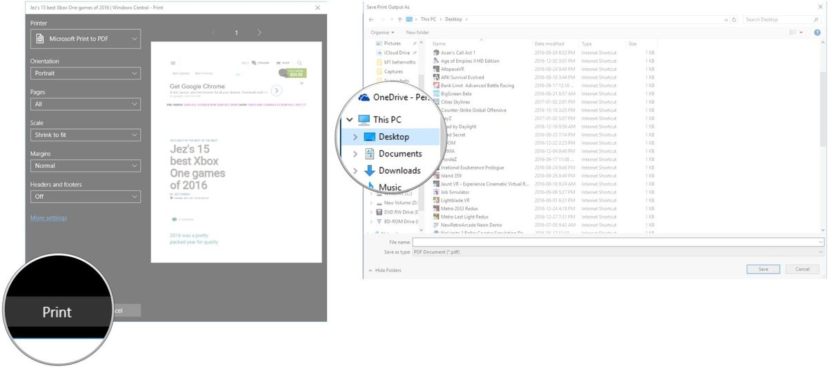 How to print from Edge for Windows 10 Windows Central