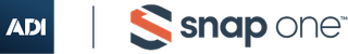 The ADI and Snap One logo.