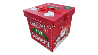 Poundshop personalised Christmas Eve box
