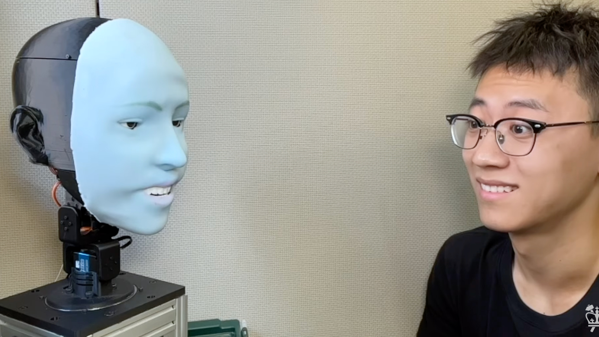 Expression-matching robot will haunt your dreams but someday it might be your only friend