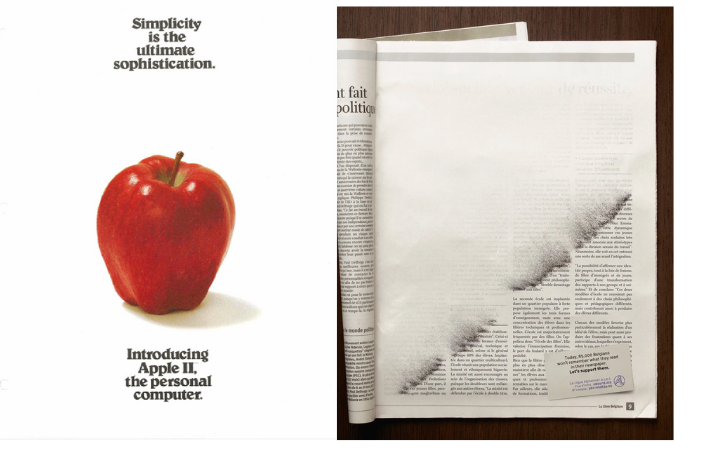 Apple / La Ligue Alzheimer ads