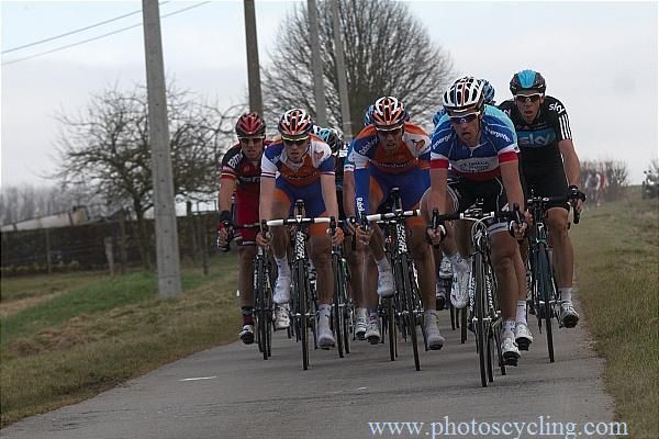 Sylvain Chavanel on the front