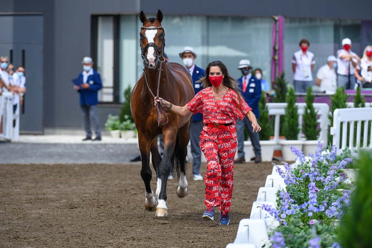 Tokyo Olympics dressage trot-up pictures