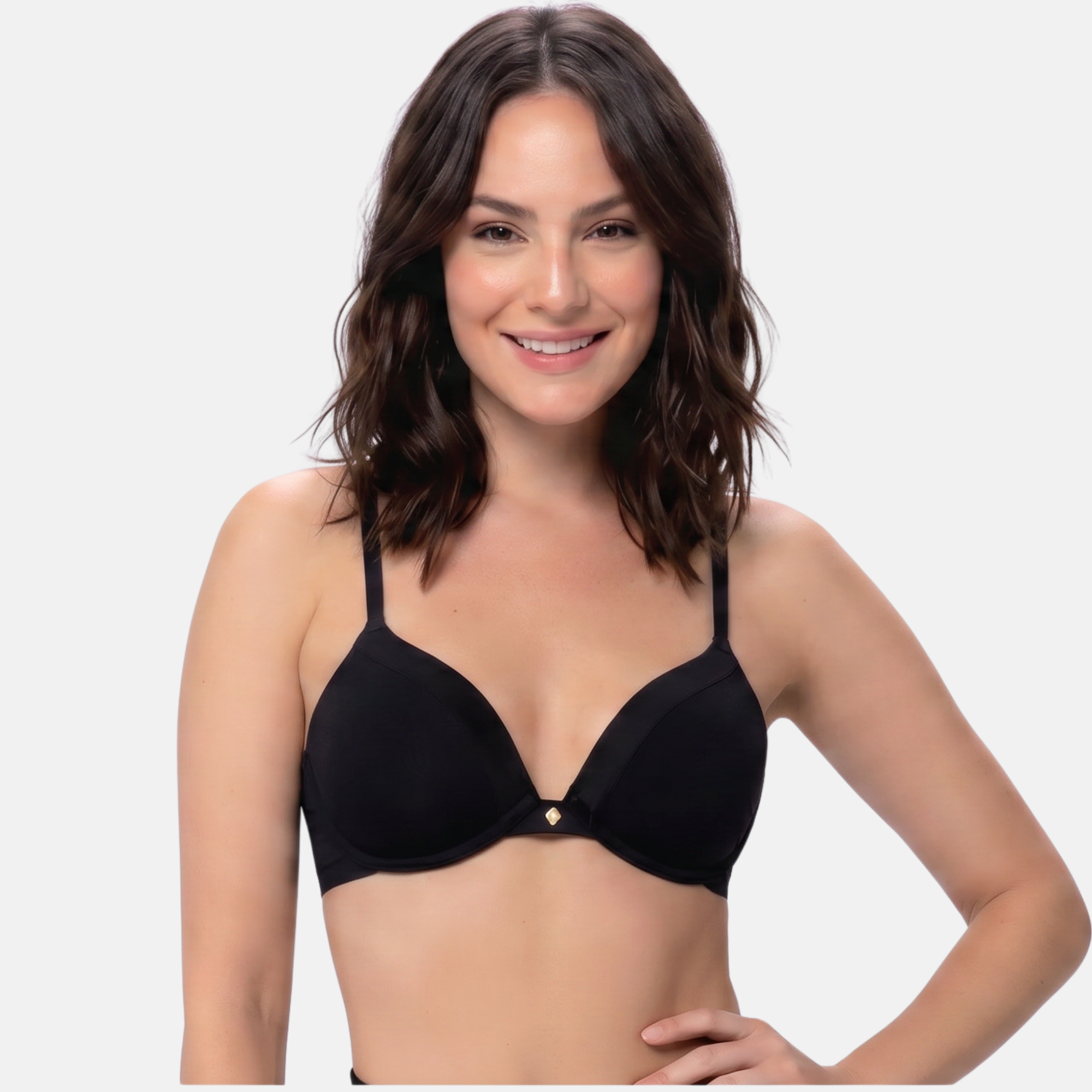 The Nogap Satin Bra