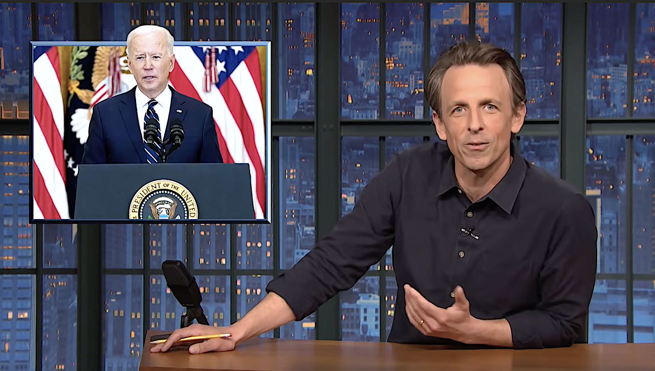 Seth Meyers on Joe Biden