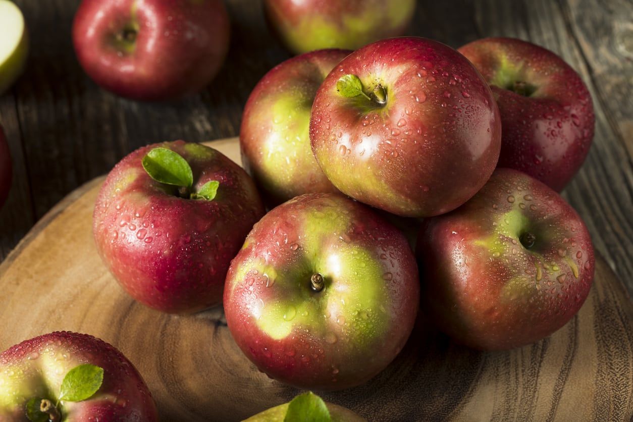 Pile Of Mclntosh Apples