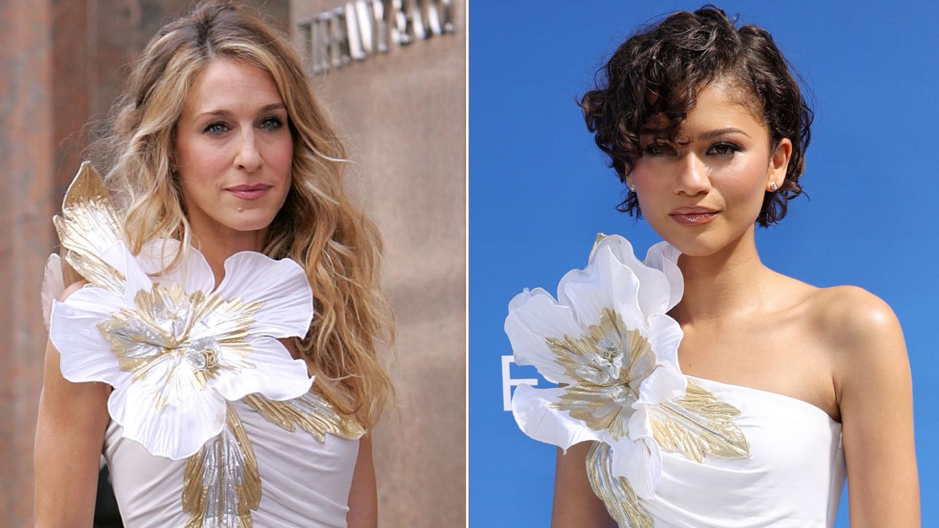 Zendaya and Sarah Jessica Parker Style the Same 'Sex and the City' Dress |  Marie Claire