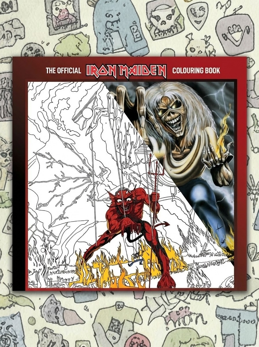 Iron Maiden colouring book