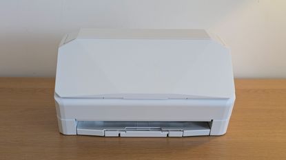 The Ricoh ScanSnap iX2500 on a desk