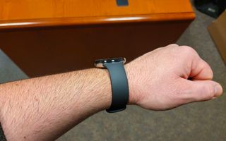 Google Pixel Watch on wrist