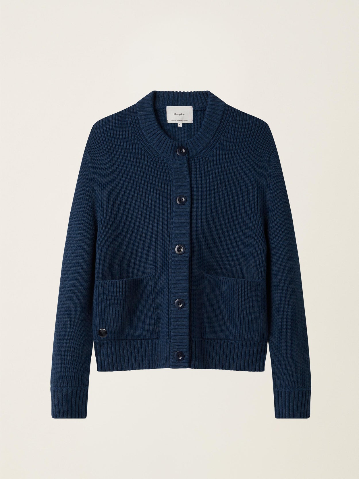 The Soft-Rib Cardigan - Tasman Blue