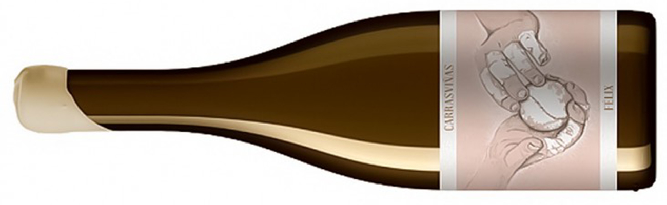 Bottle of white wine