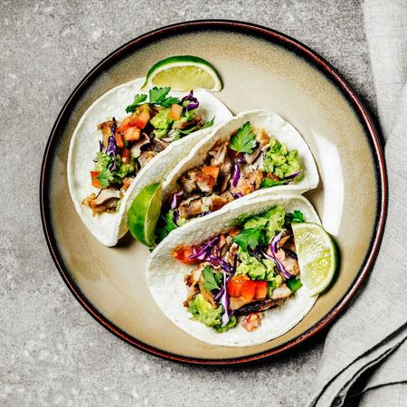 Unhealthy gut symptoms: A plate of tacos