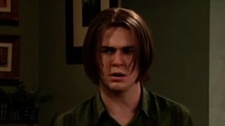 Taran Killam with long hair on MADtv