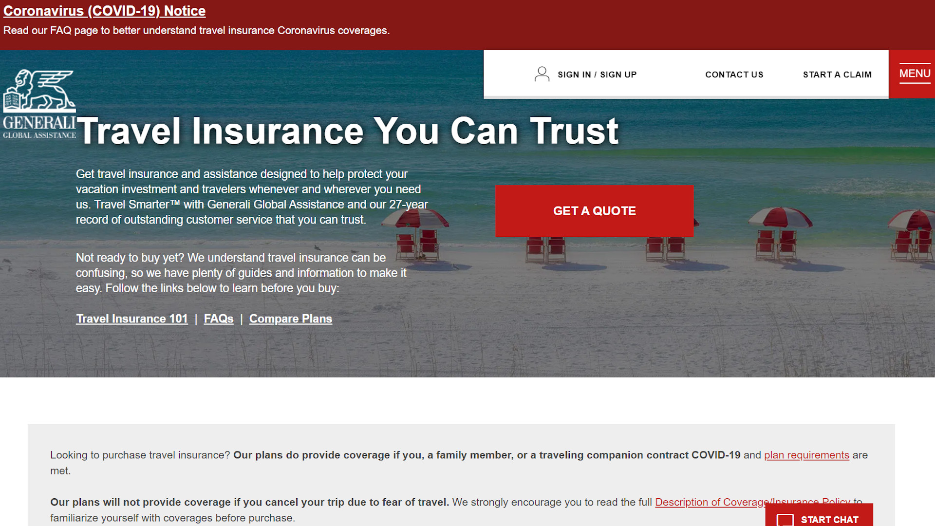 generali global assistance travel insurance reviews reddit