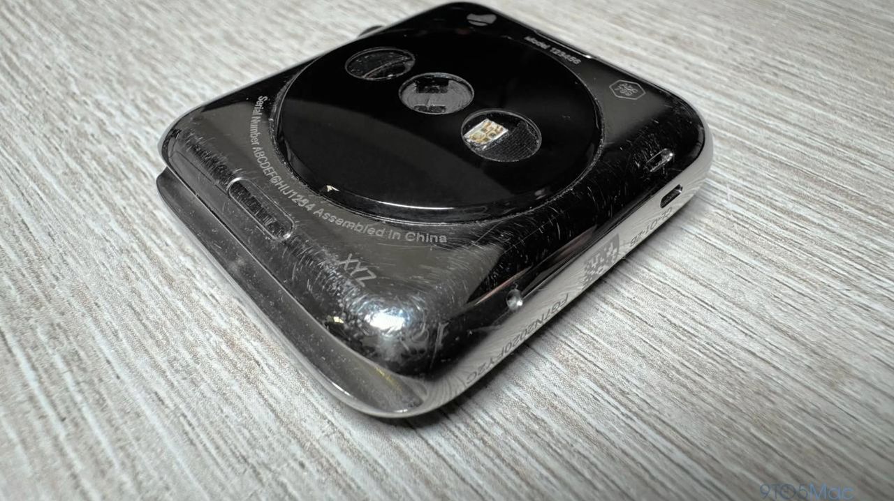 An image of an Apple Watch prototype