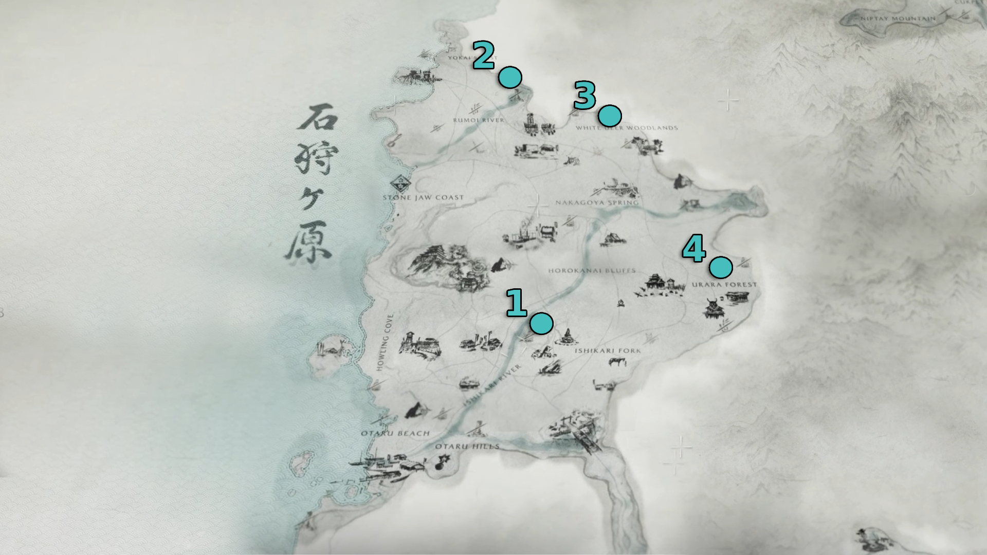 Ghost of Yotei Ishikari Plain hot springs