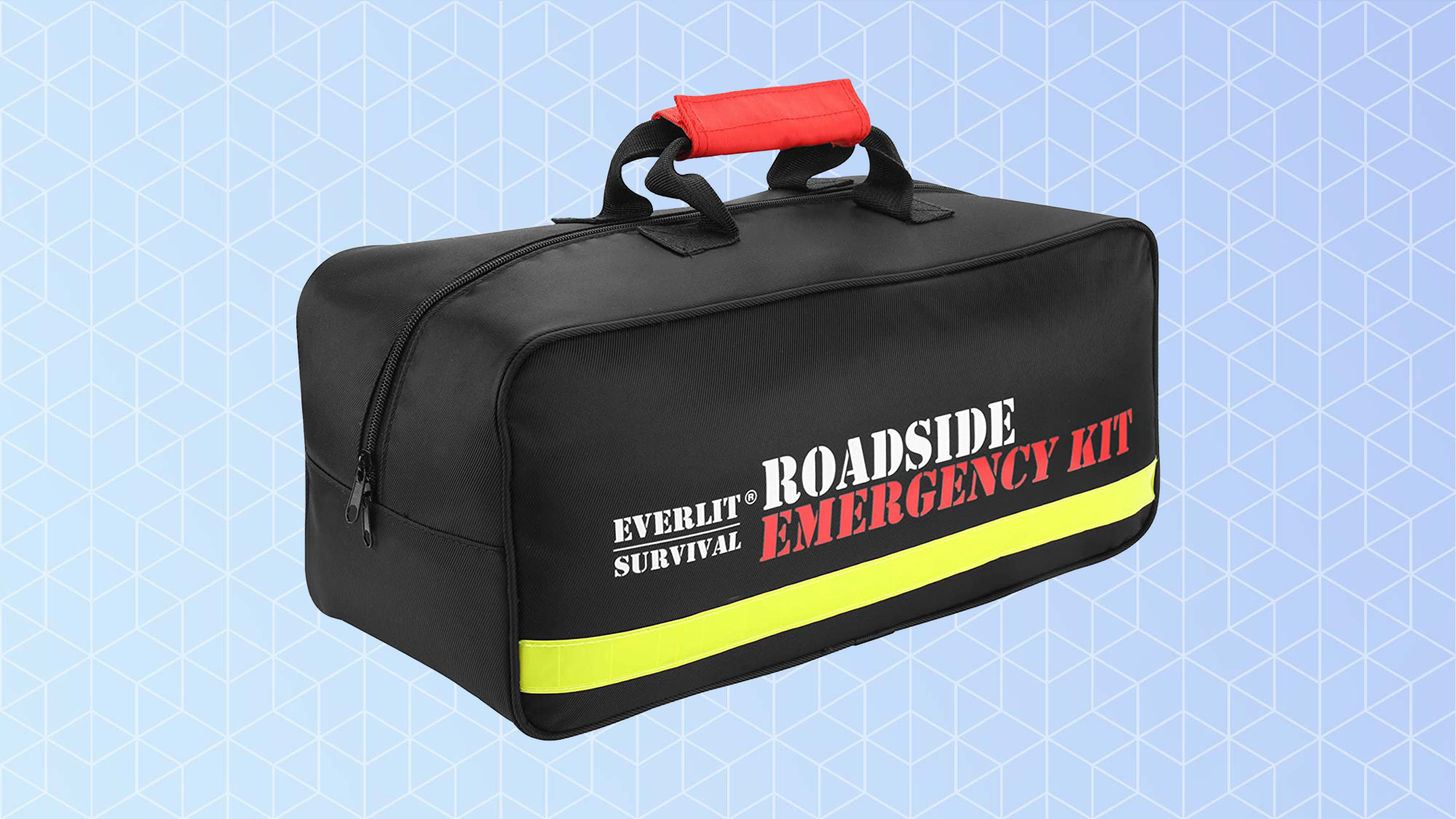 Everlit Kit de emergencia para automóvil de supervivencia, kit de  herramientas de seguridad en carretera con guantes, compresor de aire  digital para