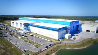 Blue Origin's New Glenn manufacturing facility is located in Exploration Park, near the Kennedy Space Center, in Cape Canaveral, Florida.