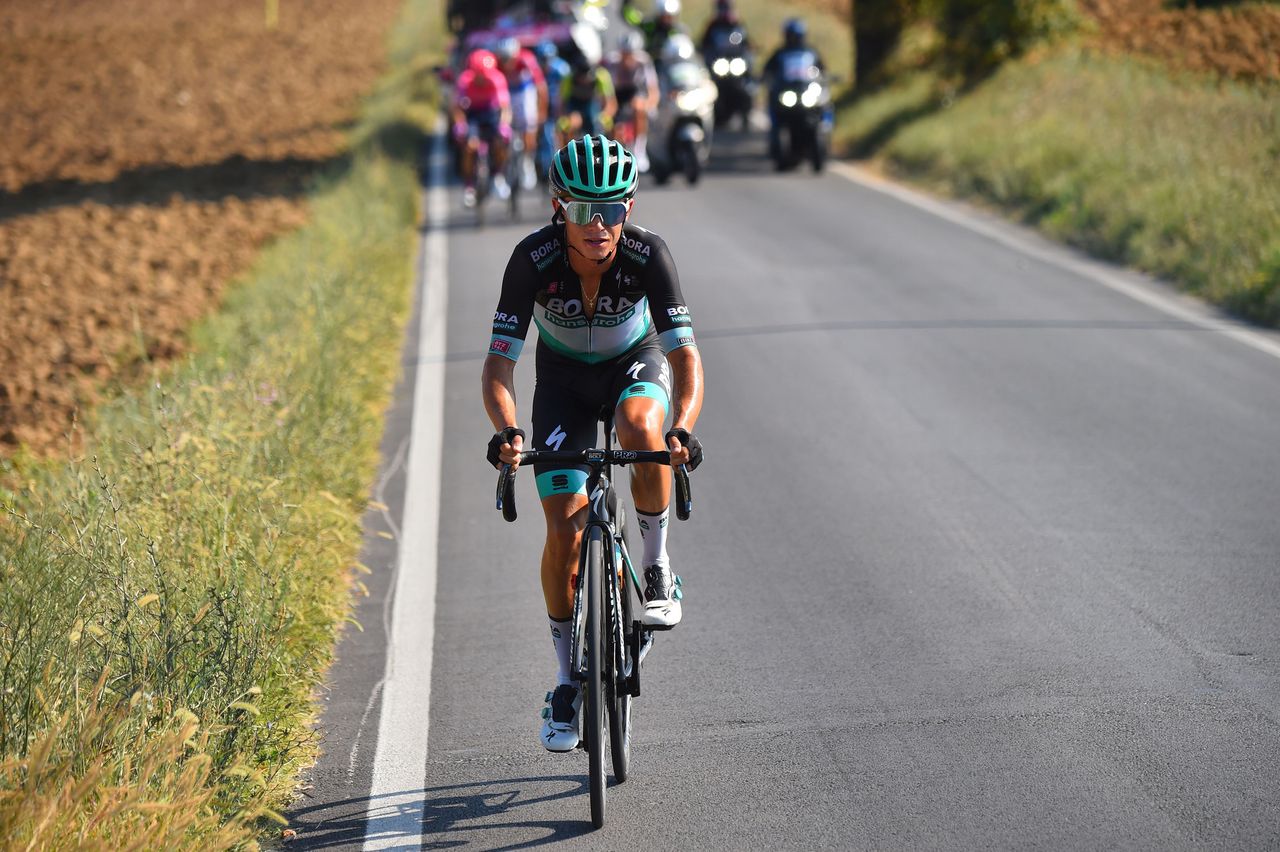 Tirreno Adriatico 2020 55th 7th stage Pieve Torina Loreto 181 km 13092020 Matteo Fabbro ITA Bora Hansgrohe photo Dario BelingheriBettiniPhoto2020