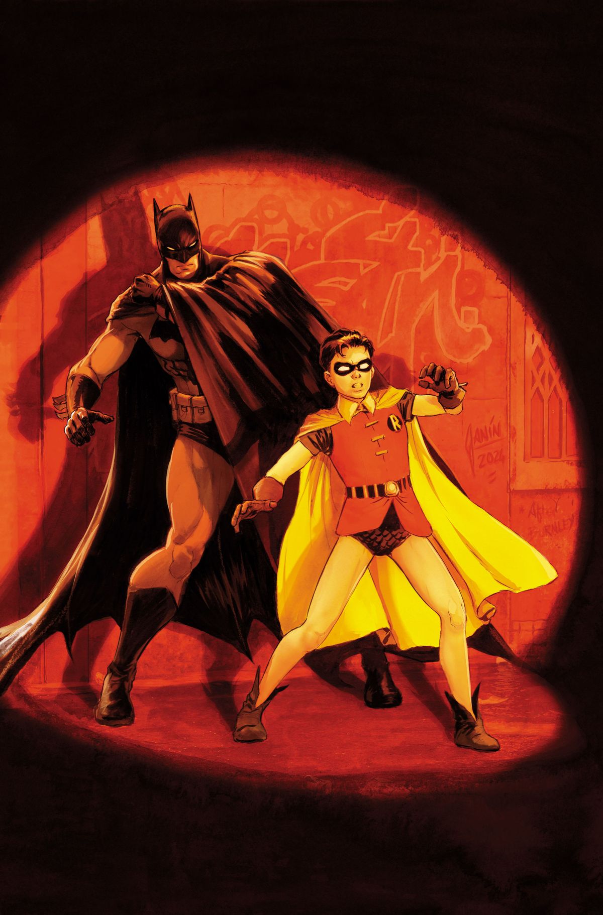 Art from Batman and Robin: Year One #1