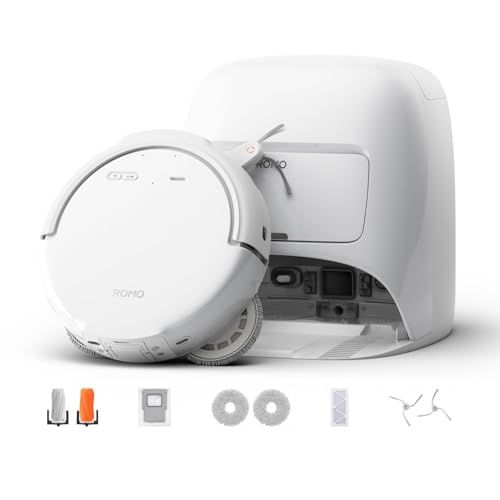 DJI Romo S With Accessory Kit, Robot Vacuum and Mop, 25,000 Pa Suction.