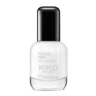 Laca de uñas Kiko Power Pro en tiza blanca