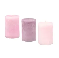 Ikea LUGGA blossoming romance pink candle