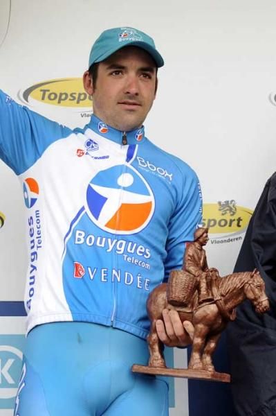 S&eacute;bastien Turgot (Bbox Bouygues Telecom) on the podium.