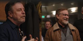 Mark Hamill and Steven Spielberg side by side