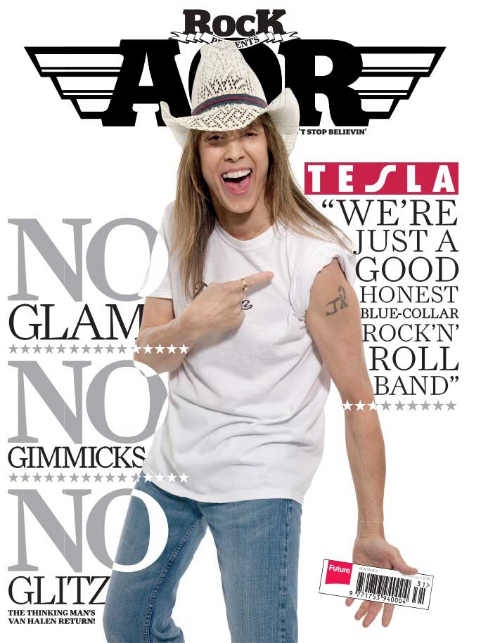 The cover of AOR issue 8, featuring Tesla